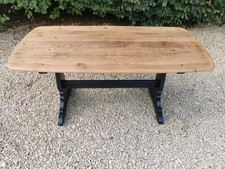 5FT 1960'S ERCOL SOLID ELM