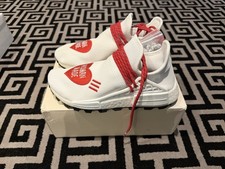 Adidas NMD Human Race Made Pharrell - White/Red UK 7 US 7.5