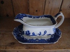 vintage Burleighware blue
