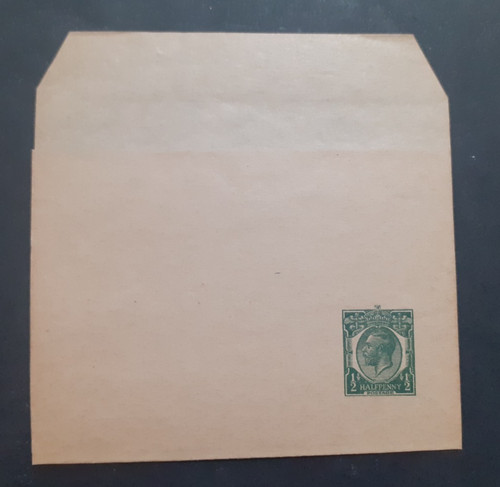 Kgv postal stationery 2d - kgv, 1/2d
