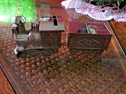 Silver plated train and - plated,