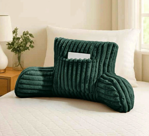 Ribbed cuddle cushion dark - ribbed,