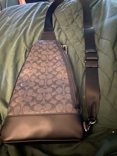 Coach sling crossbody handbag