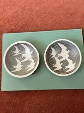 Pair Of Studio Pottery Swallow