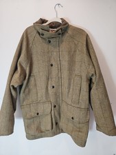 Country Style Men's Tweed Coat Size M! 24 Inches Pit To Pit Fit L Or XL.