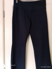 Ladies Danskin Leisure Pants. New Without Tags .Size XL . Blue. Polyester