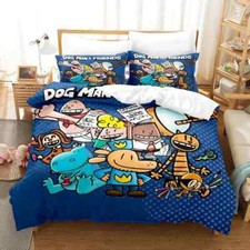 Cartoon Dog Man Bedding Set
