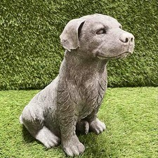 Large concrete labrador - concrete, dog