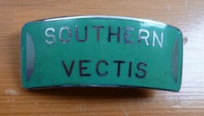 Southern Vectis Cap Hat Badge Staff Issue Split Pin Broken Lug