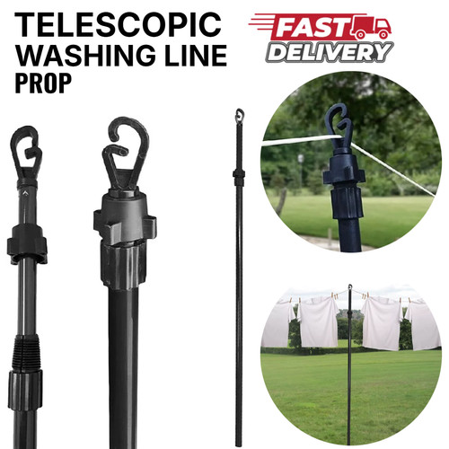 Telescopic washing line - 2.4m,
