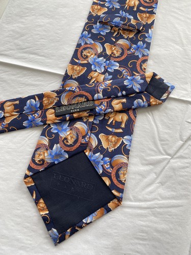 Leonard paris tie 100 silk - leonard,