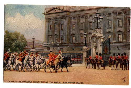 Band household cavalry passing - household,