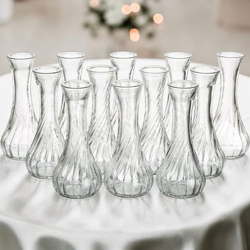Glass bud vases decorative - glass,