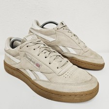 Reebok Club C Neutral Gum Revenge Plus suede low Men's Size UK 8 Trainers CN6010