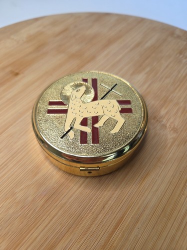 Large hospital pyx - hospital, w/burse