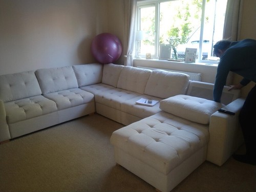 Corner sofa bed - bed, storage