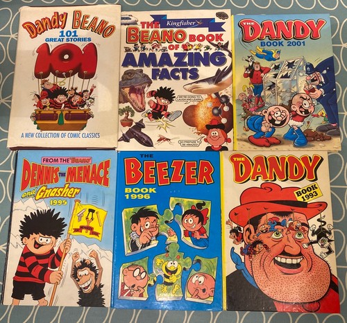 Beano dandy beezer 1990 x6 - beano,