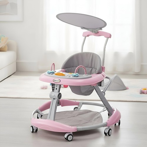Adjustable baby walker - walker, cradle
