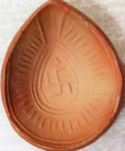 Piece diwali diya - diwali,