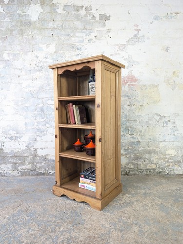 Antique stripped pine - pine, bookcase