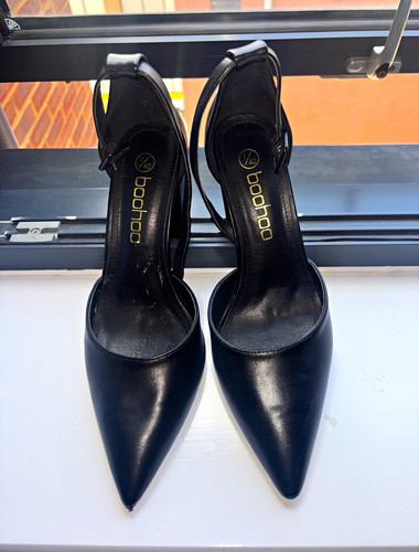 Boohoo black faux - black,