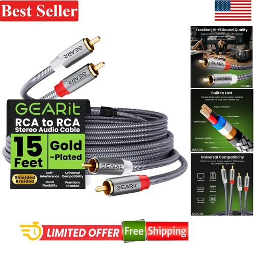 15ft rca cable - rca, audio