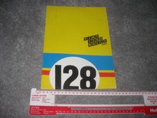Fiat 128 Rally 1300 Sales Brochure ENGLISH TEXT Good Condition