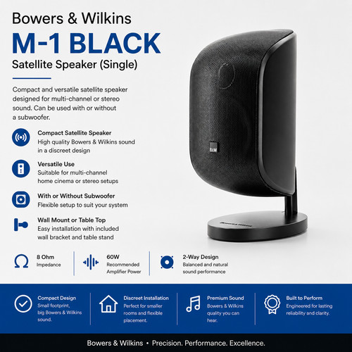 Bowers wilkins 1 black - bowers,