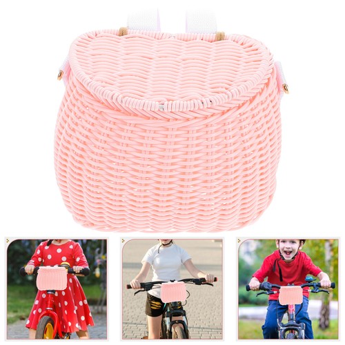 Pink bike basket baskets - ,
