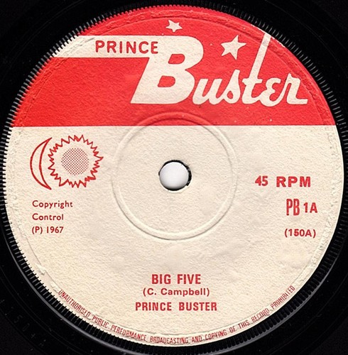 Prince buster big five - buster, (7")