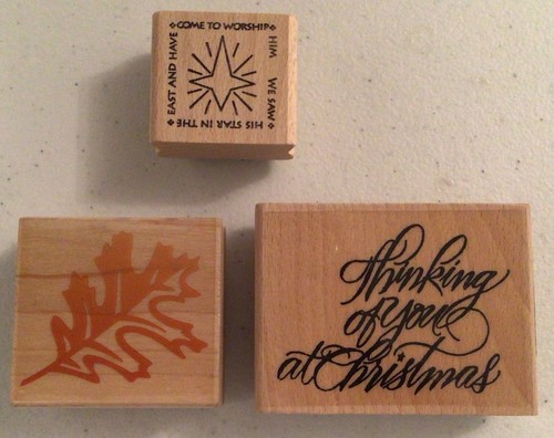 Stamps christmas wooden - stamps,