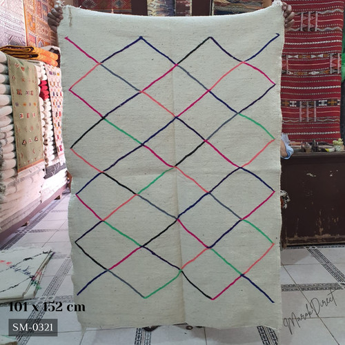 Moroccan rug kilim - rug,