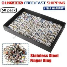50Pcs Wholesale Mixed Rings