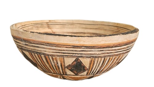 Vintage african calabash - african, bowl