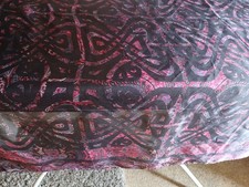 Biba Paisley Black Logo Pure 100% Silk Scarf - Beautiful Colours - WOW SALE
