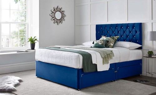 Orthopaedic divan bed set with - bed,