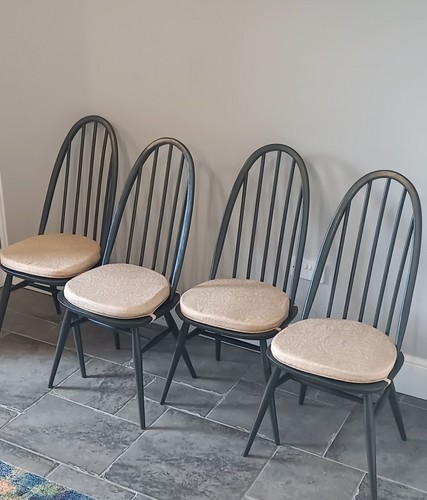 Vintage ercol dining chairs - vintage,