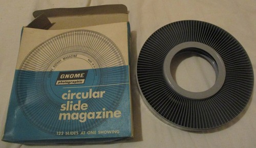 Vintage gnome rotary slide - gnome,