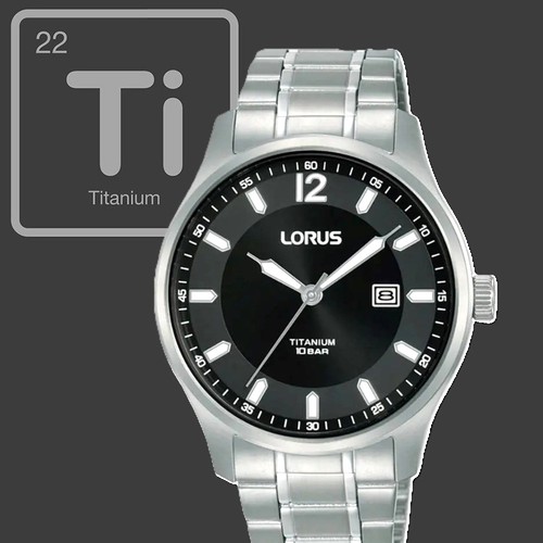 Lorus rh995qx titanium - lorus, rh995qx-9