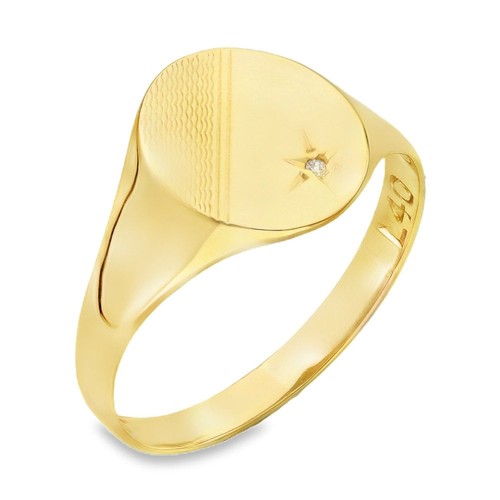 9ct yellow gold diamond - 9ct,