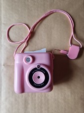 Premium Polaroid kids camera, thermal print, shoot and print instantly(Pink)