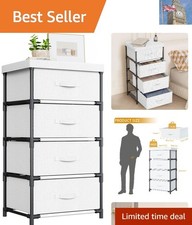 Compact 4-Drawer Storage Unit