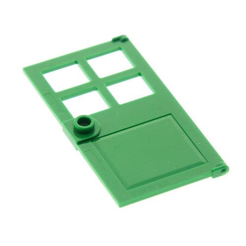 Lego door panel 1x4x6 - lego, green