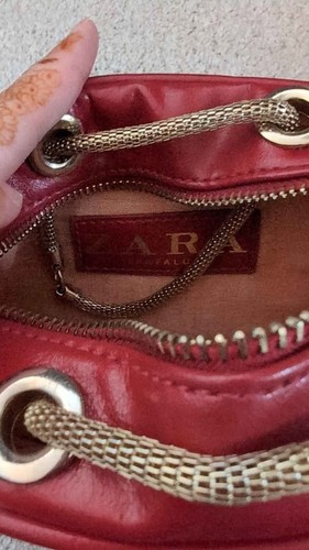 Red zara bag - red,