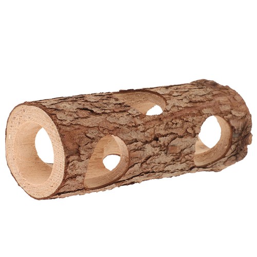 Wooden hamster tube tunnel - wooden,