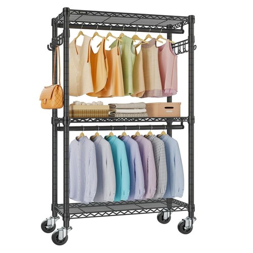Double clothes rail heavy - heavy, duty