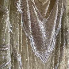 Sheer sequined 1920’s style