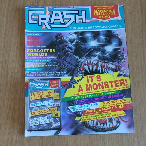 Crash magazine issue june - crash,