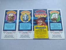 DR WHO WEETABIX CARDS