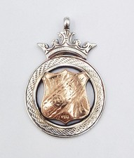 ANTIQUE STERLING SILVER & 9CT